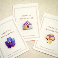 カチェイコ＊チタンのブローチ１